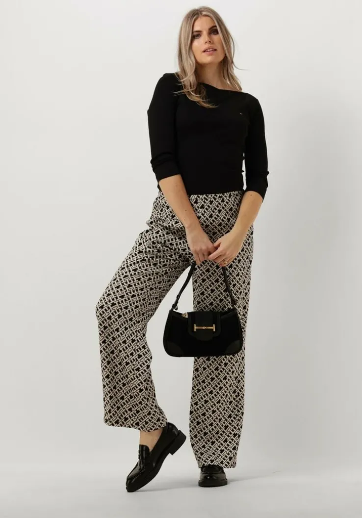 beige tommy hilfiger pantalon amd fluid pull on pant