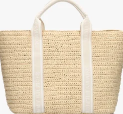 beige tommy hilfiger shopper th spring logo tote
