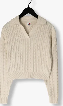TOMMY JEANS trui tjw cable rugby sweater><noscript><img width=
