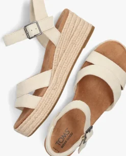 beige toms sandalen audrey