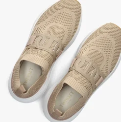 beige twinset milano lage sneakers 251tcp02g