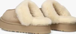 beige ugg pantoffels w disquette