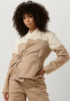 VANILIA blazer wrap twill pocket>DAMES Blazers