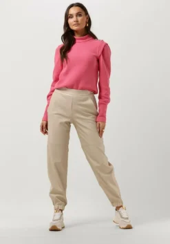 VANILIA pantalon faux leather side zip>DAMES Broeken