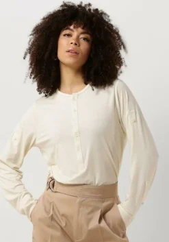 VANILIA top soft jersey henley>DAMES Tops & T-Shirts