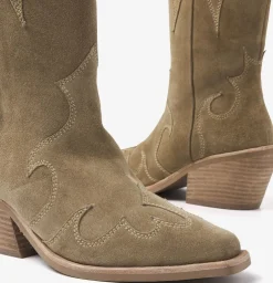 beige via vai cowboylaarzen eveline river