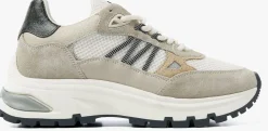 beige via vai lage sneakers liz dae