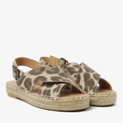 beige via vai platte sandalen mondi isabella