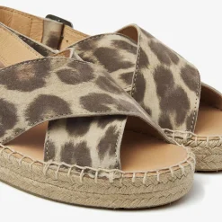 beige via vai platte sandalen mondi isabella