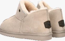 beige warmbat pantoffels willow