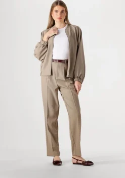 beige withblack pantalon wblvanilla tailord pant