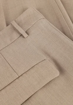 beige withblack pantalon wblvanilla tailord pant