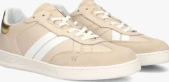 beige woolrich lage sneakers double u.t women