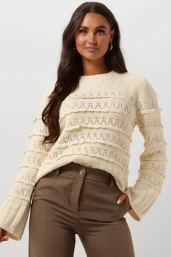 beige y.a.s. trui yastimu ls knit pullover