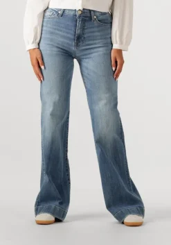 blauwe 7 for all mankind flared jeans modern dojo pine
