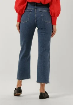 7 FOR ALL MANKIND e straight leg jeans logan stovepipe blaze with raw cut hem><noscript><img width=