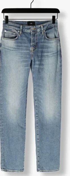 blauwe 7 for all mankind straight leg jeans calie straight fancy
