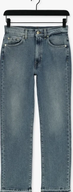 7 FOR ALL MANKIND e straight leg jeans tall logan strovepipe higher with unrolled hem><noscript><img width=