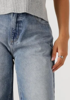 blauwe abrand jeans baggy jeans 95 mid baggy jenna