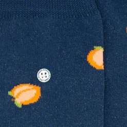 blauwe alfredo gonzales sokken peach