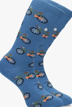 blauwe alfredo gonzales sokken bicycles