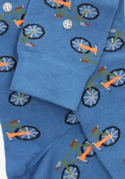 blauwe alfredo gonzales sokken bicycles