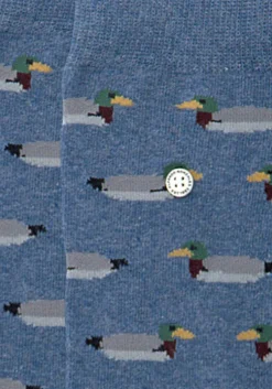 blauwe alfredo gonzales sokken ducks