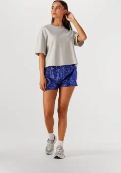 ALIX THE LABEL e broeken woven sequins shorts><noscript><img width=