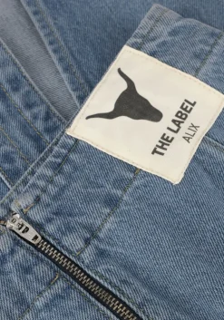 blauwe alix the label maxirok ladies woven the label maxi denim skirt