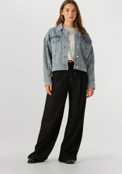 ALIX THE LABEL e spijkerjas ladies woven embellished denim jacket><noscript><img width=