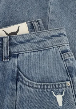 ALIX THE LABEL e wide jeans ladies woven soft denim wide leg pants><noscript><img width=