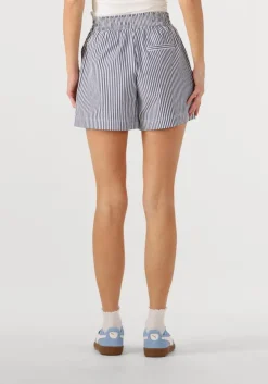 blauwe another label korte broek romane short