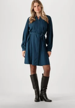 blauwe another label mini jurk berber dress