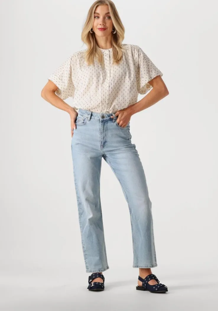 blauwe by-bar bootcut jeans nene jeans