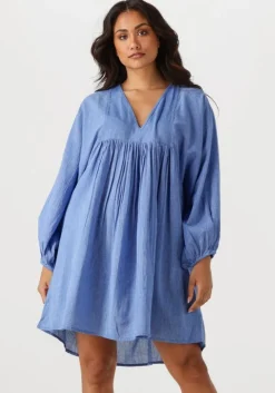 blauwe by-bar mini jurk philou athia dress