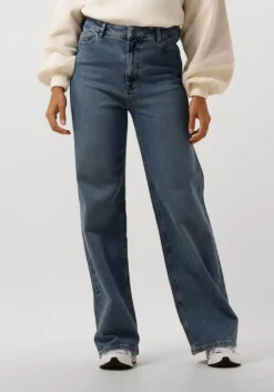 blauwe by-bar straight leg jeans lina mj pant
