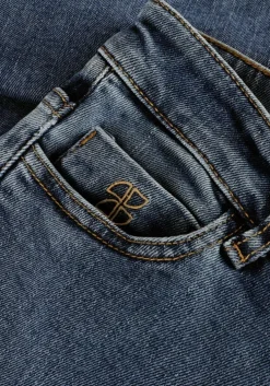 blauwe by-bar straight leg jeans lina mj pant