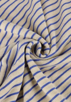blauwe by-bar t-shirt diede small stripe top