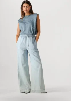 blauwe by-bar wide jeans jeff denim pant