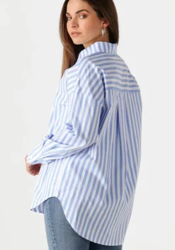 blauwe cc heart blouses cc heart harper stripe blouse