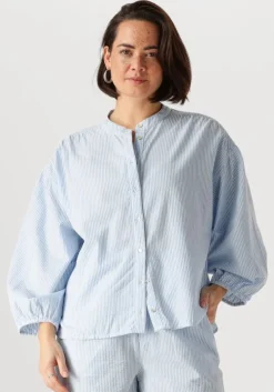 blauwe circle of trust blouses jenna blouse