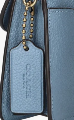 blauwe coach clutch tabby chain clutch