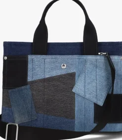 COACH e handtas patchwork denim cargo tote><noscript><img width=