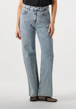 COLOURFUL REBEL e straight leg jeans gaias high rise wide leg denim pants>DAMES Jeans