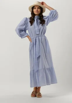 blauwe dea kudibal midi jurk my ns (co)