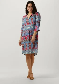 blauwe dea kudibal mini jurk kamille