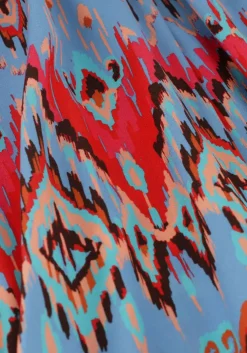 blauwe dea kudibal mini jurk kamille