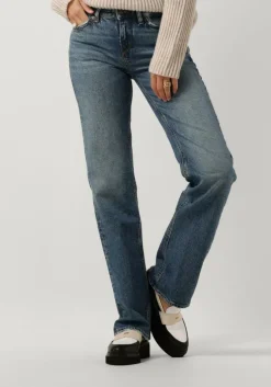 blauwe drykorn straight leg jeans soap