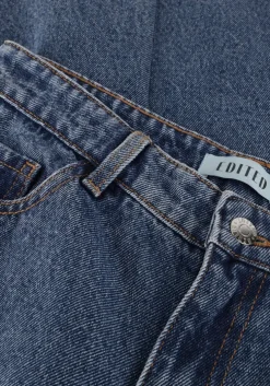 blauwe edited mom jeans mathilda denim trousers