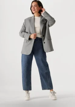 blauwe edited mom jeans mathilda denim trousers
